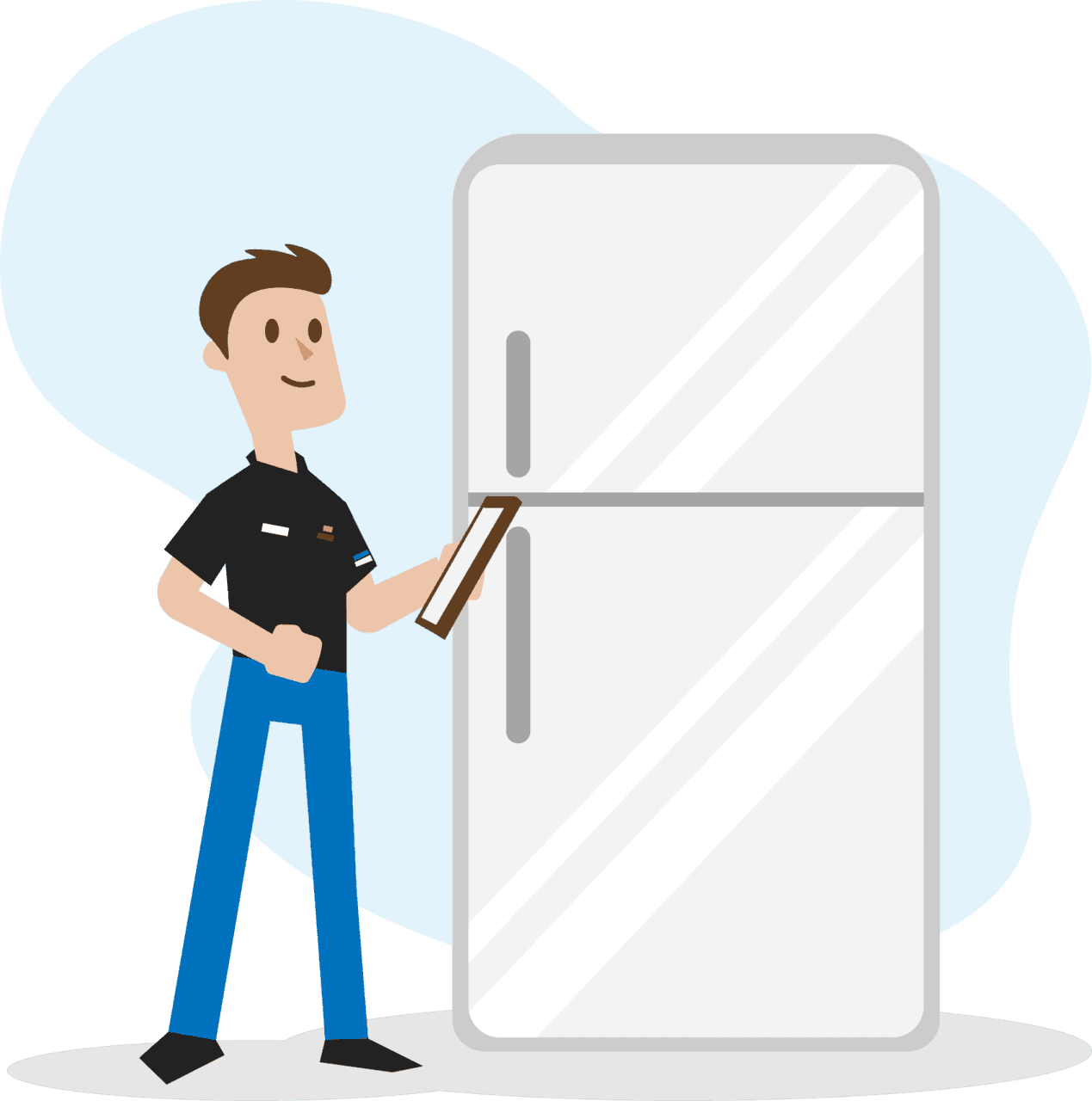 Fridge appliance service repair made easy by paul clipart image