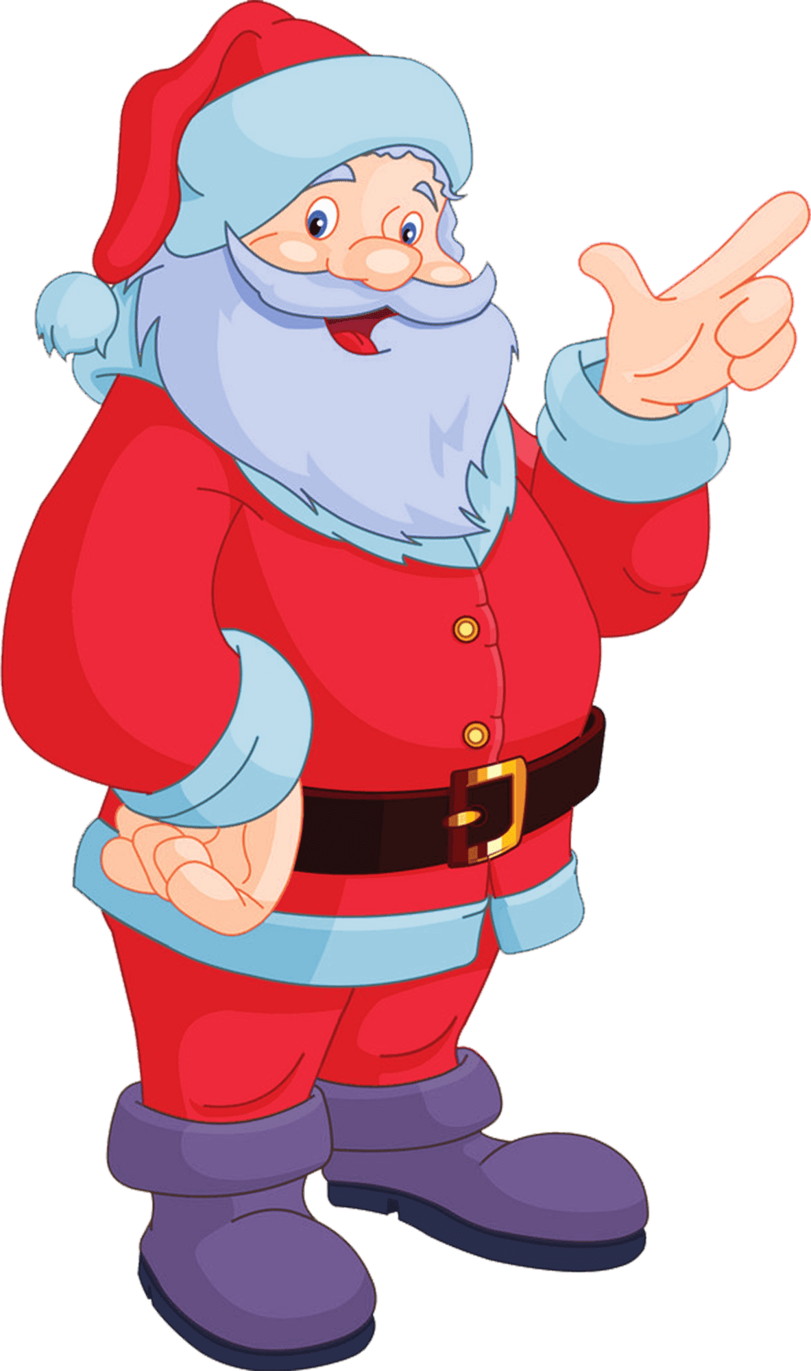 Christmas hat santa claus po clipart vector image