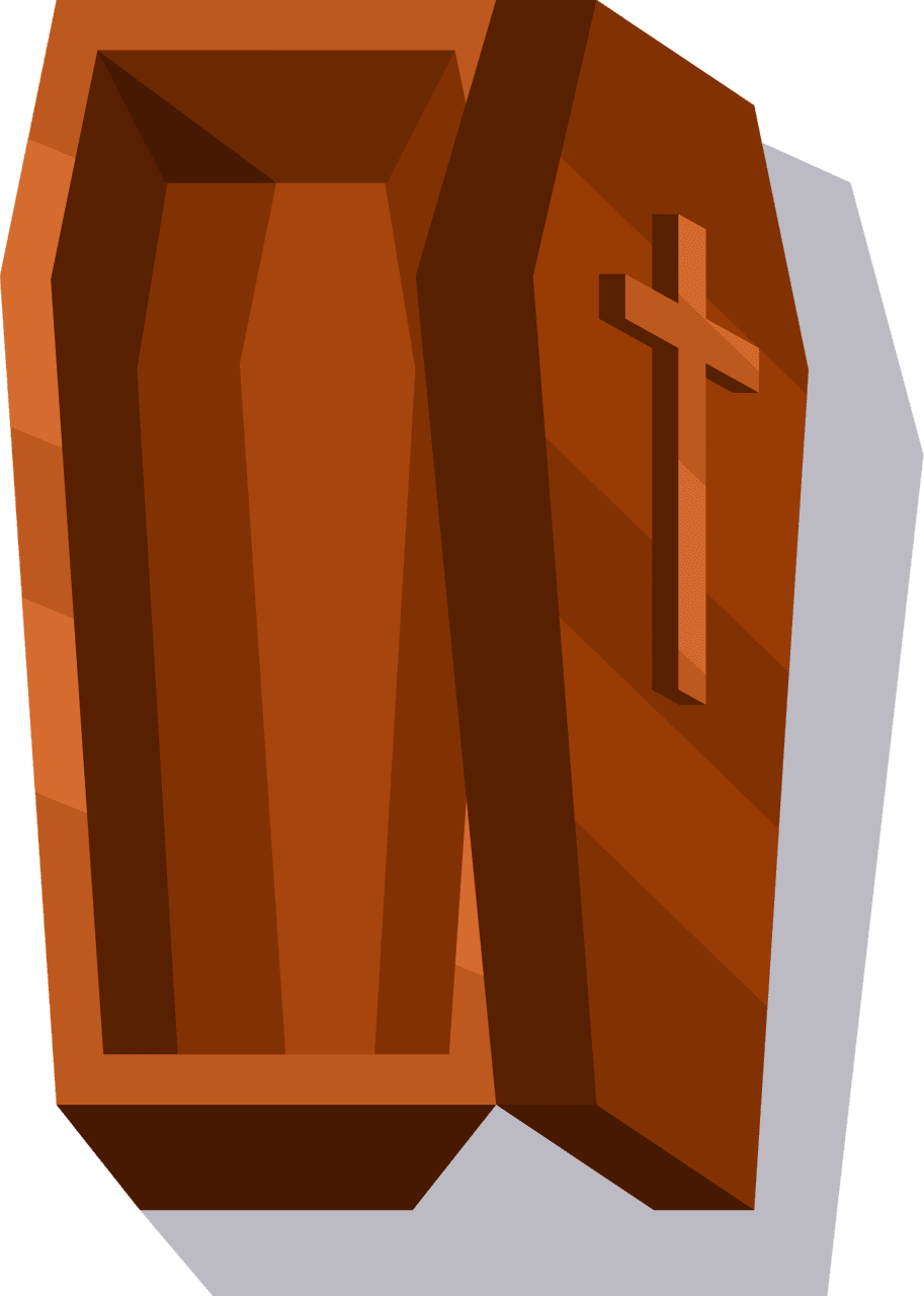 Coffin vector clipart images 2