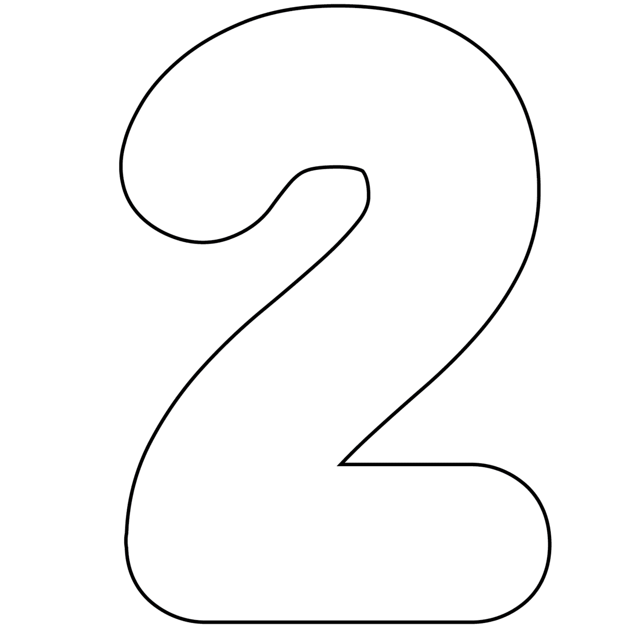 Artistic numbers number clipart black and white images