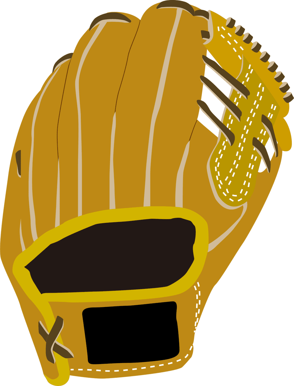 Baseball glove vector clipart images 5