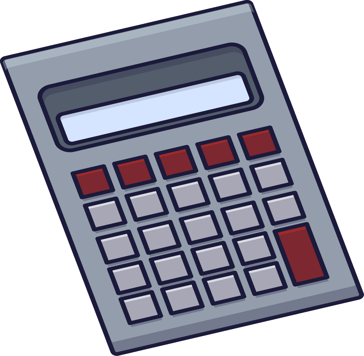 Calculator simple vector clipart images