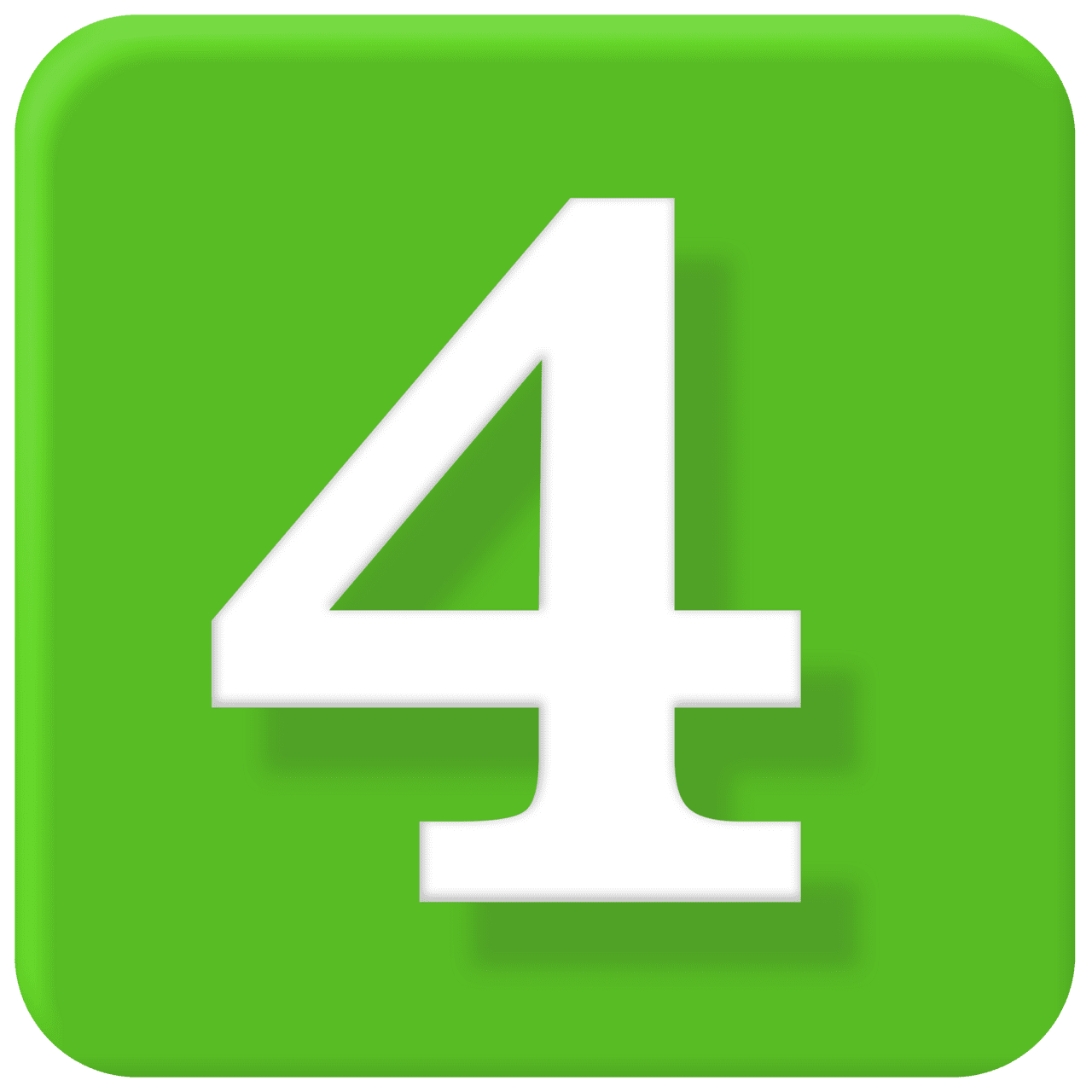 Artistic numbers number four clipart image high quality images and