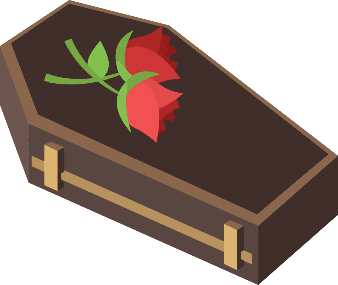 Coffin emoji for clipart background 2