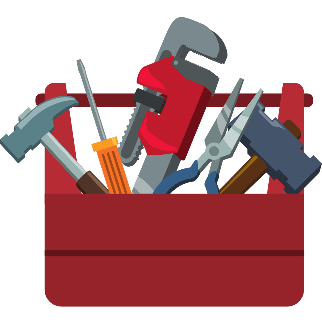 Tools toolbox get involved clipart free
