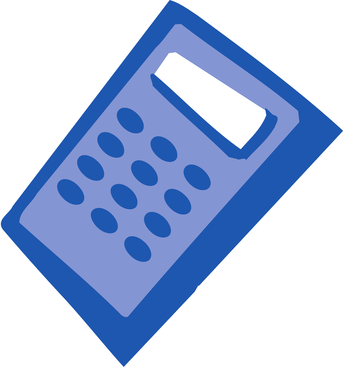 Calculator vector clipart images 11