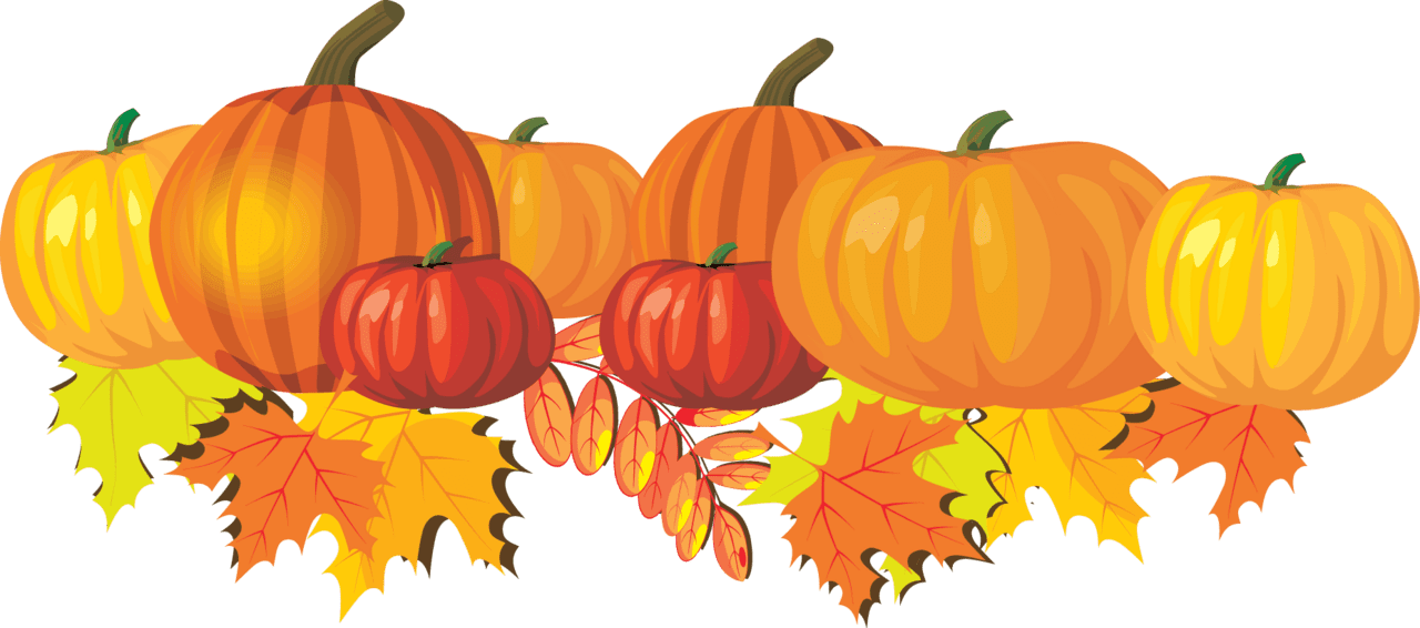 Cute fall pumpkins clipart photo