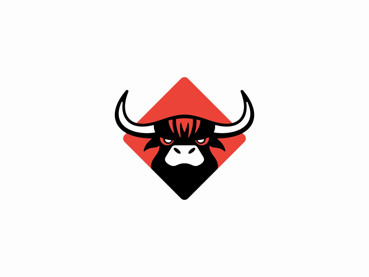 Bull logo clipart