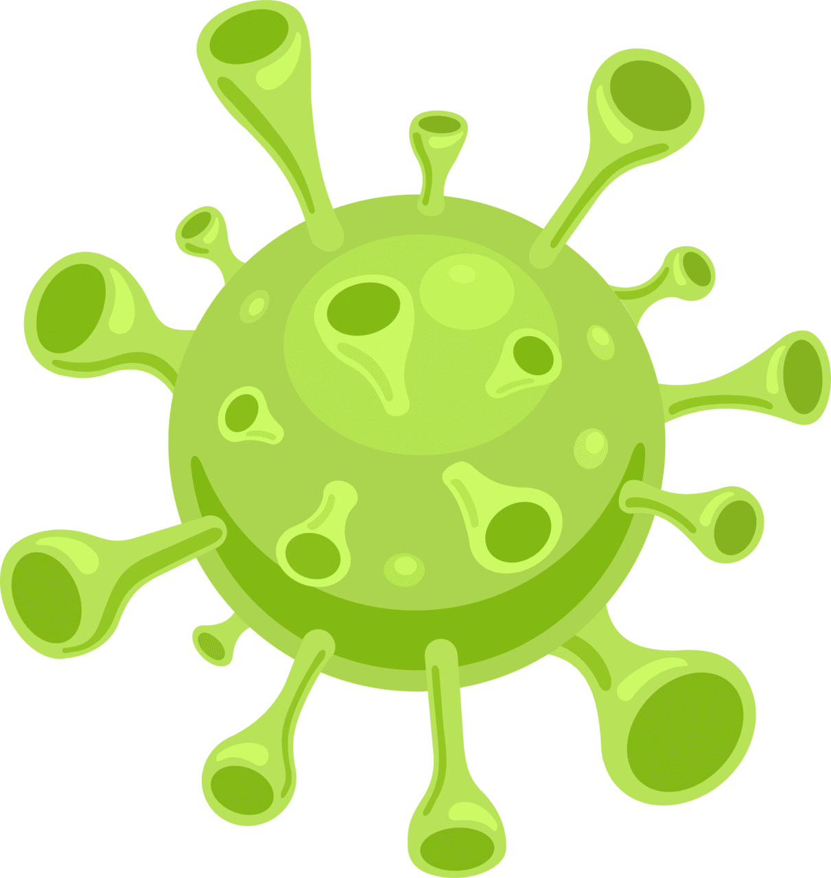 Bacteria vector clipart images 5