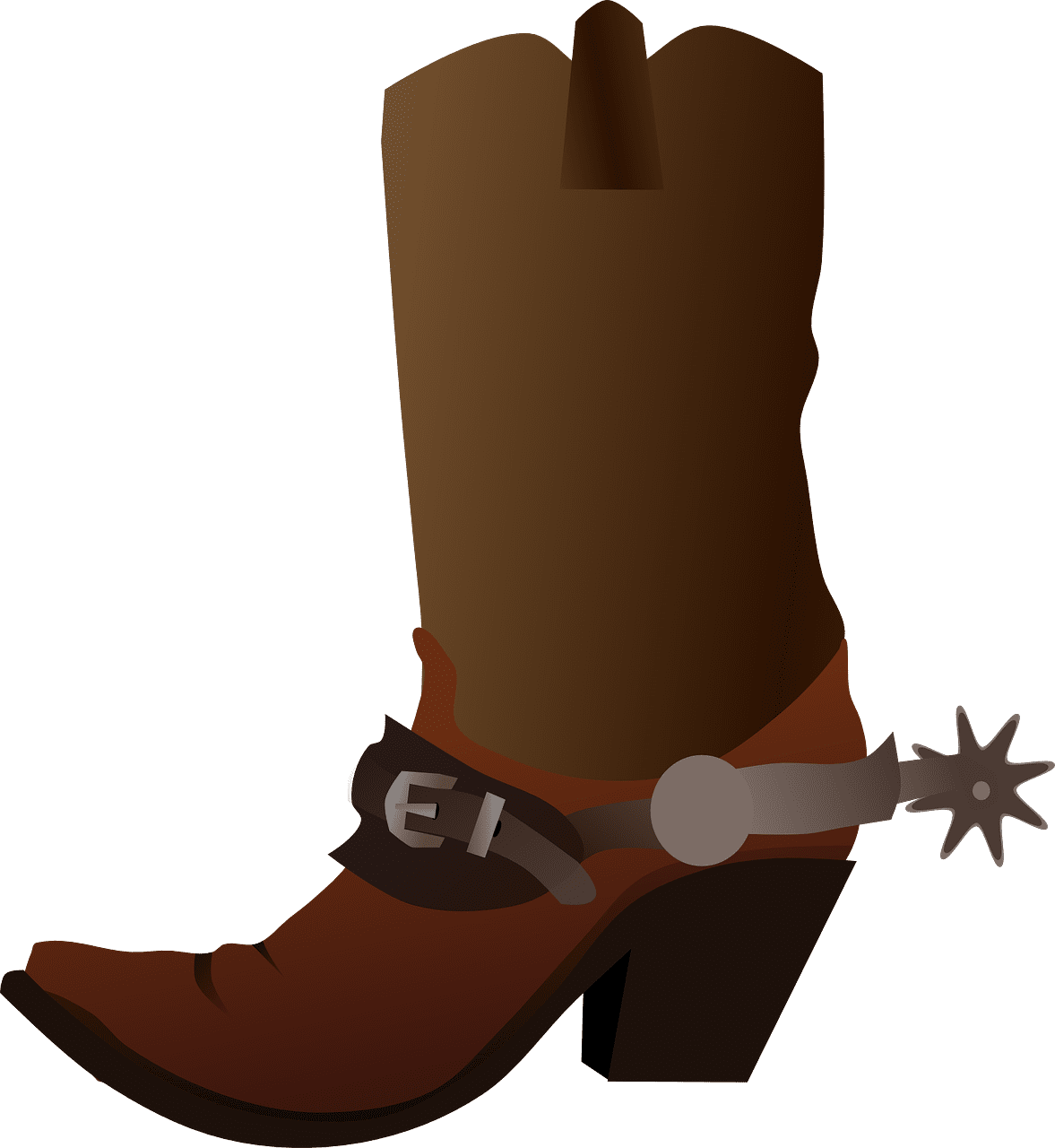 Western boots boot cowboy vector graphic clipart