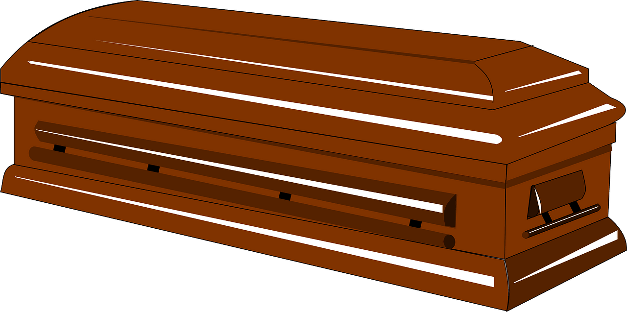 Coffin vector clipart images