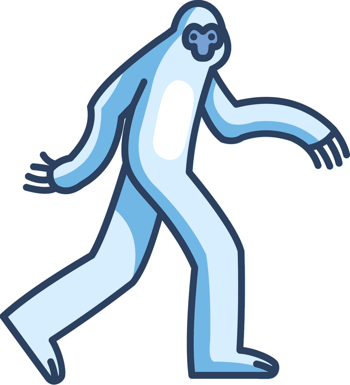 Bigfoot vector clipart images 7