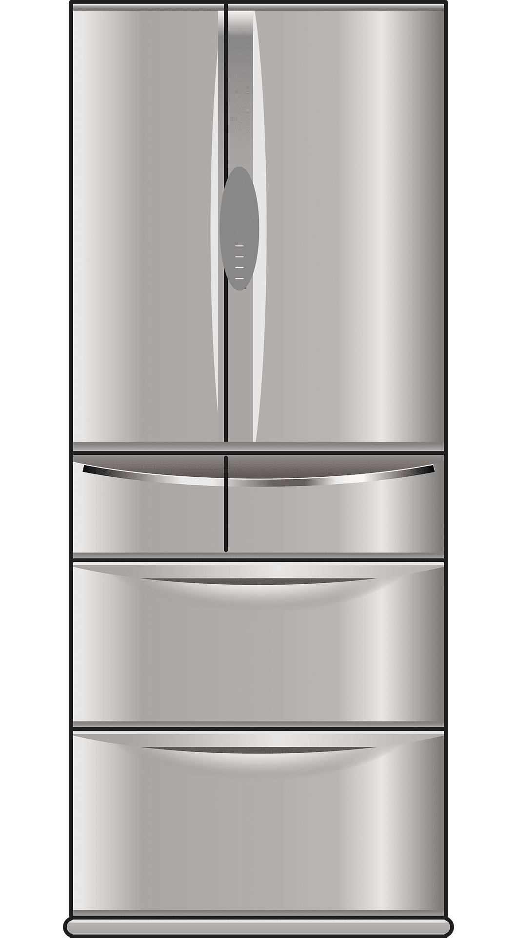 Fridge refrigerator vector clipart images 5