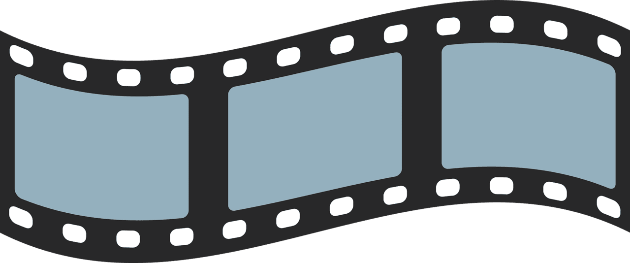 Film strip vector clipart images