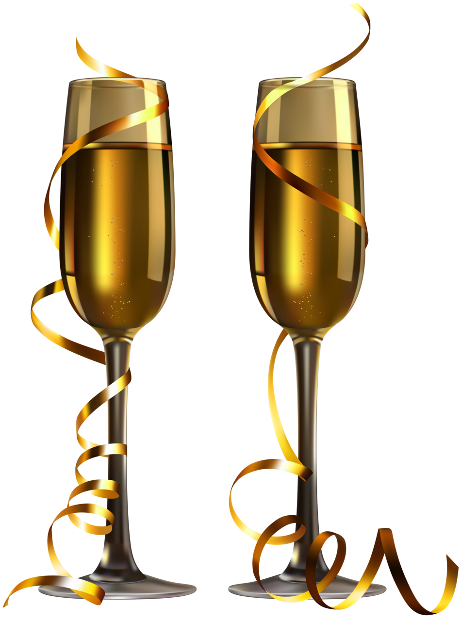 Champagne pin page clipart vector