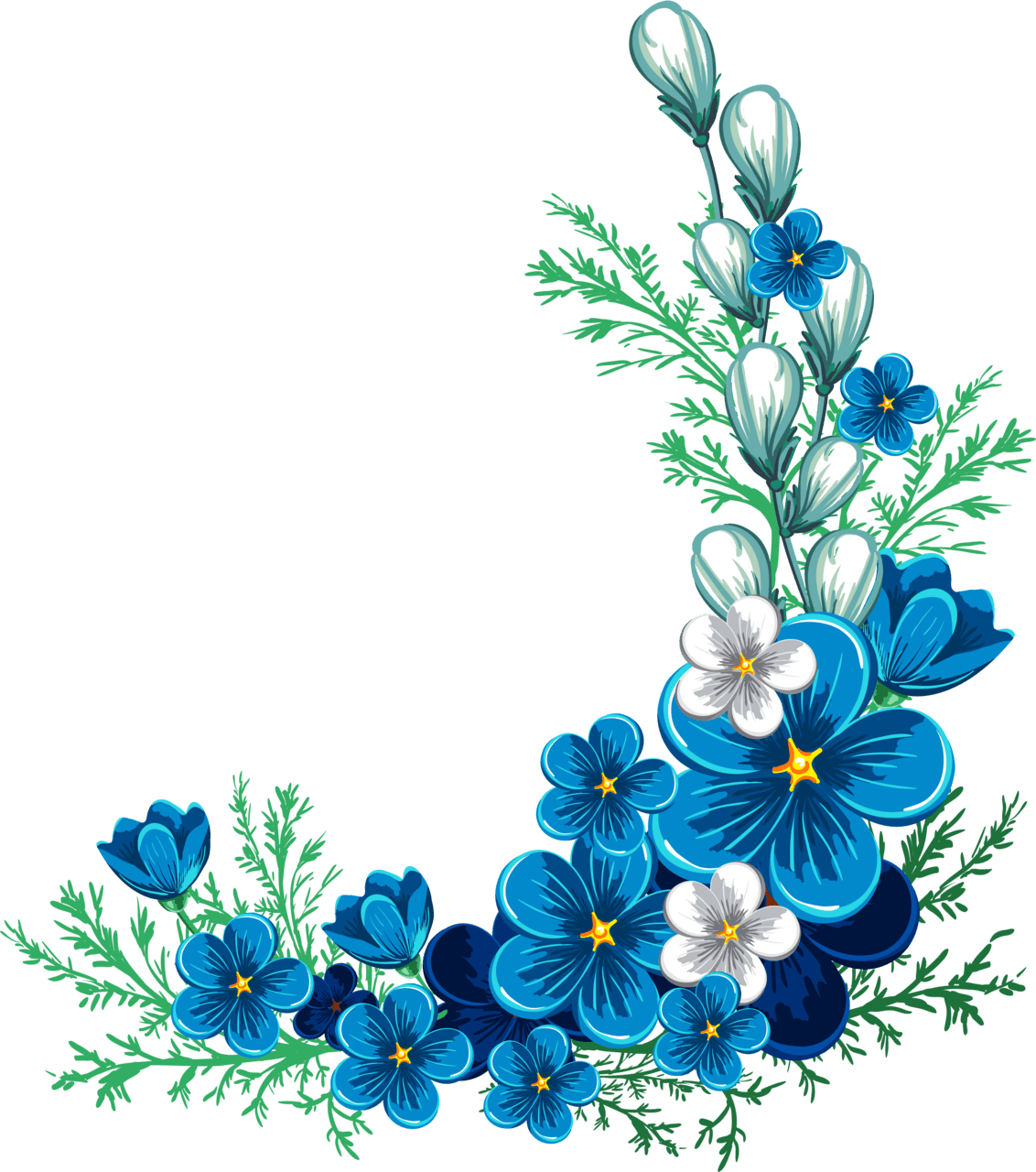 Floral border pin page clipart free