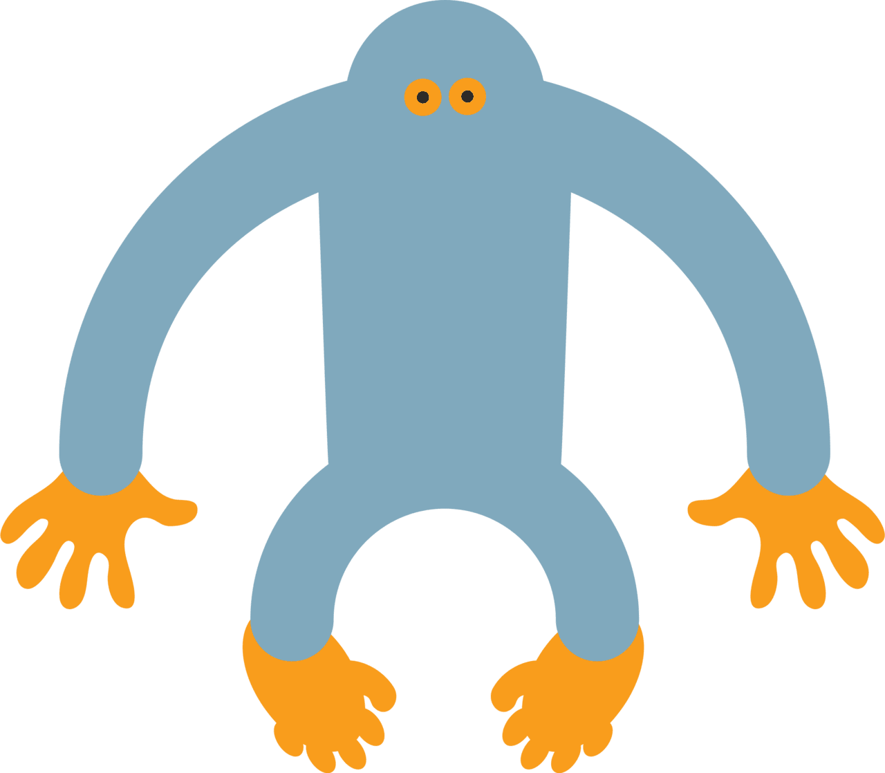 Bigfoot vector clipart images 8