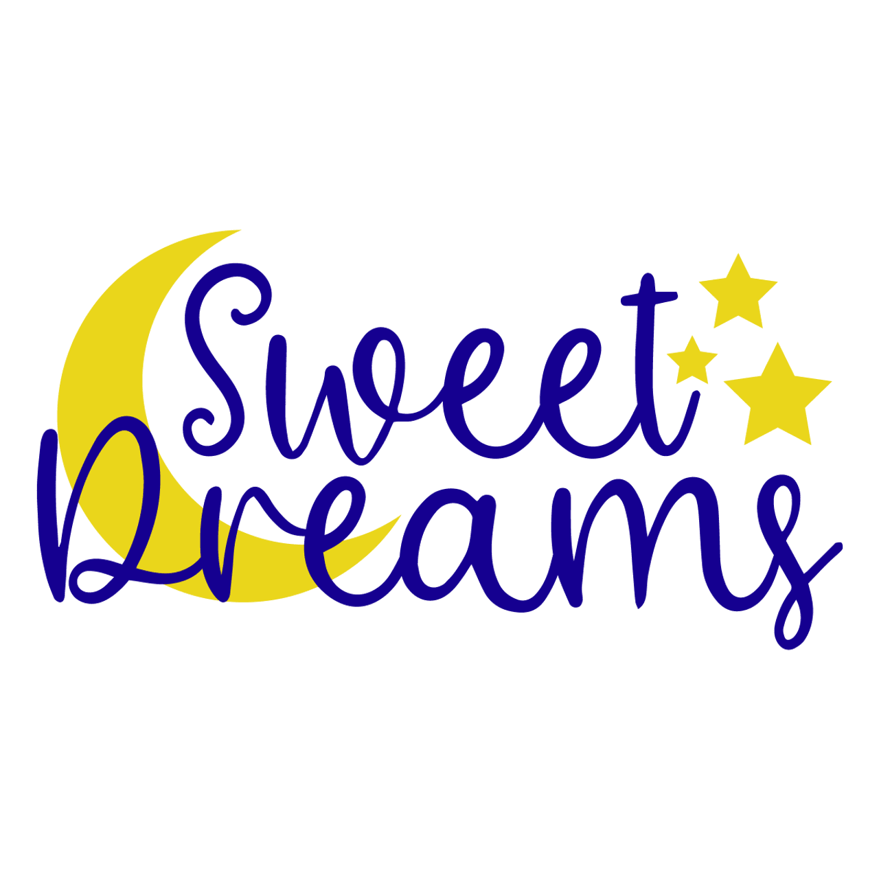 Sweet dream dxf cut for cricut and silhouette cameo by clipart free