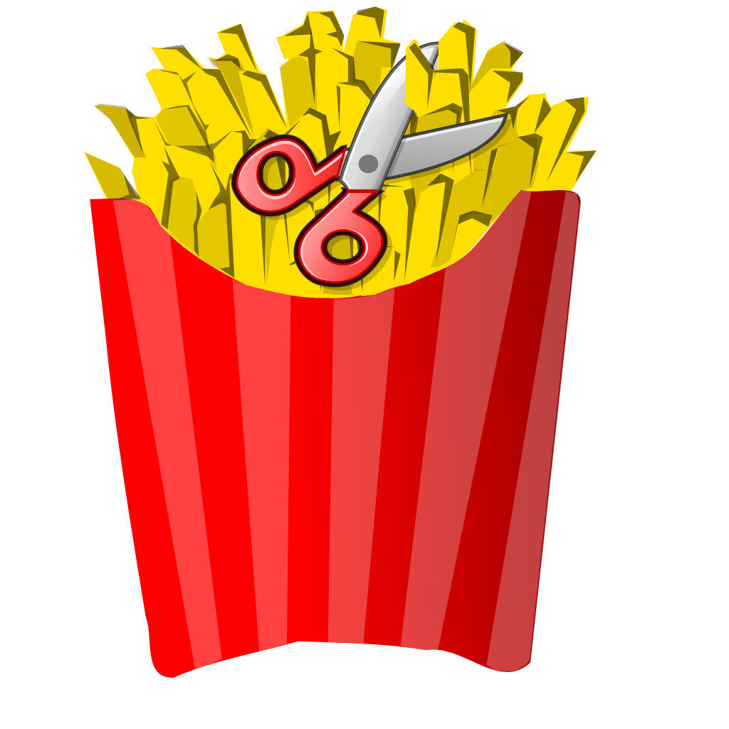 French fries friet kapsalon clipart image