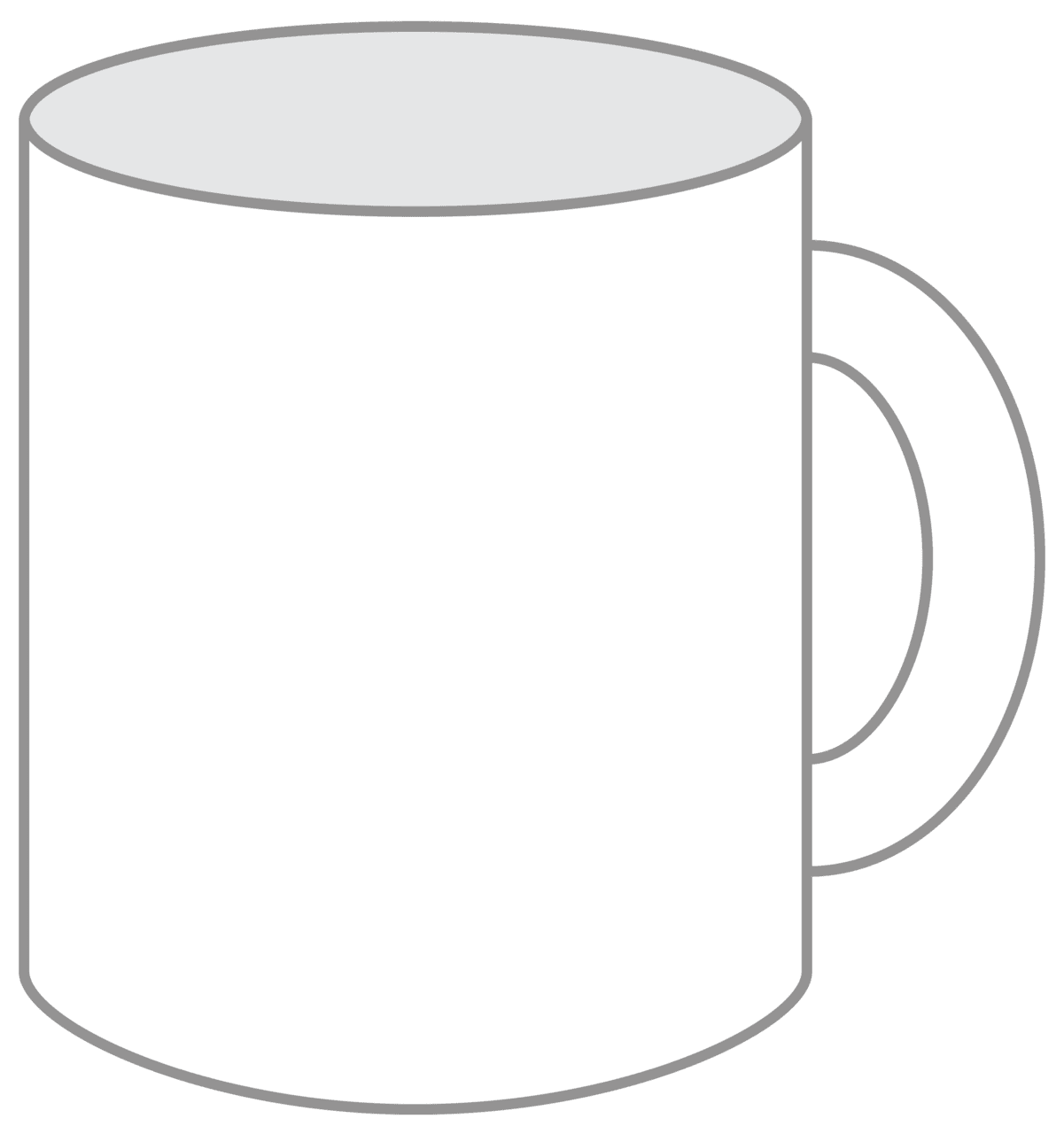 Coffee mug pin page clipart clip art