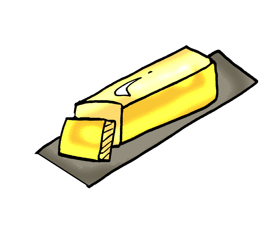 Butter clipart vector