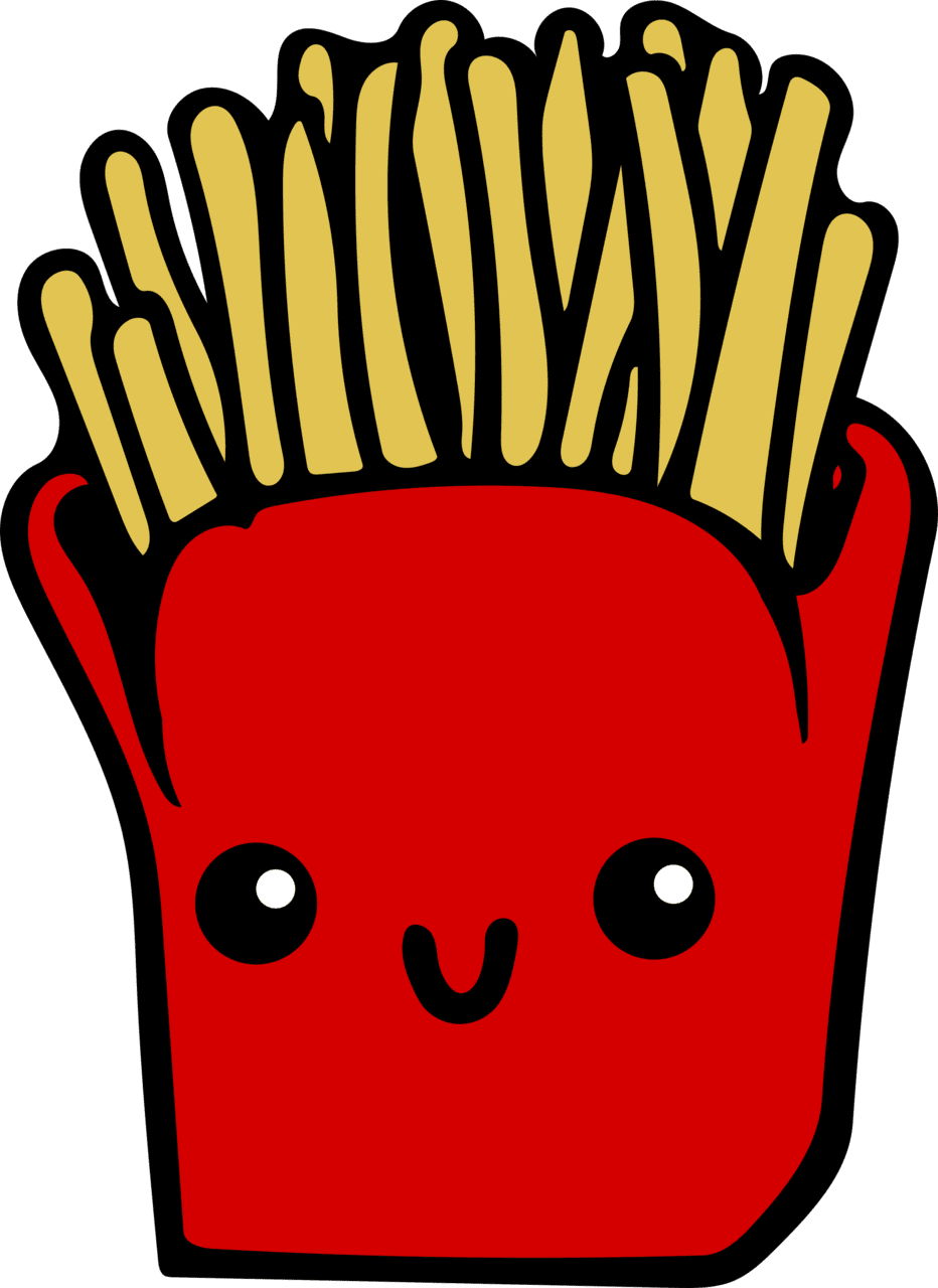 What if french fries and drinks had war world clipart transparent