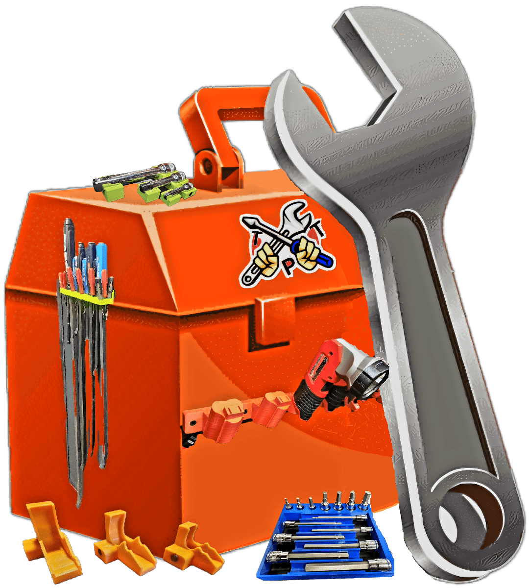 Tools toolbox about tool printing techno clipart transparent