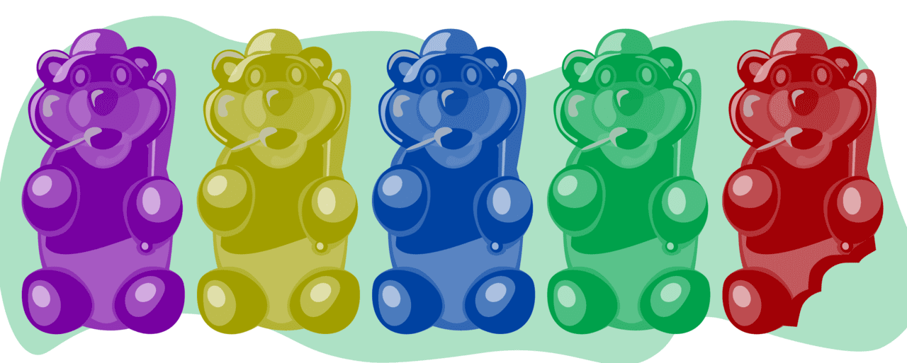 Gummy bear see the locally angled weed art our readers created racket clipart logo