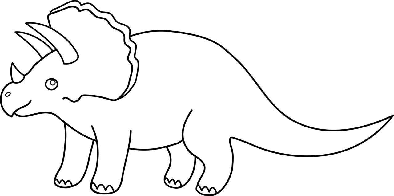 Dinosaur black and white clipart clip art 2
