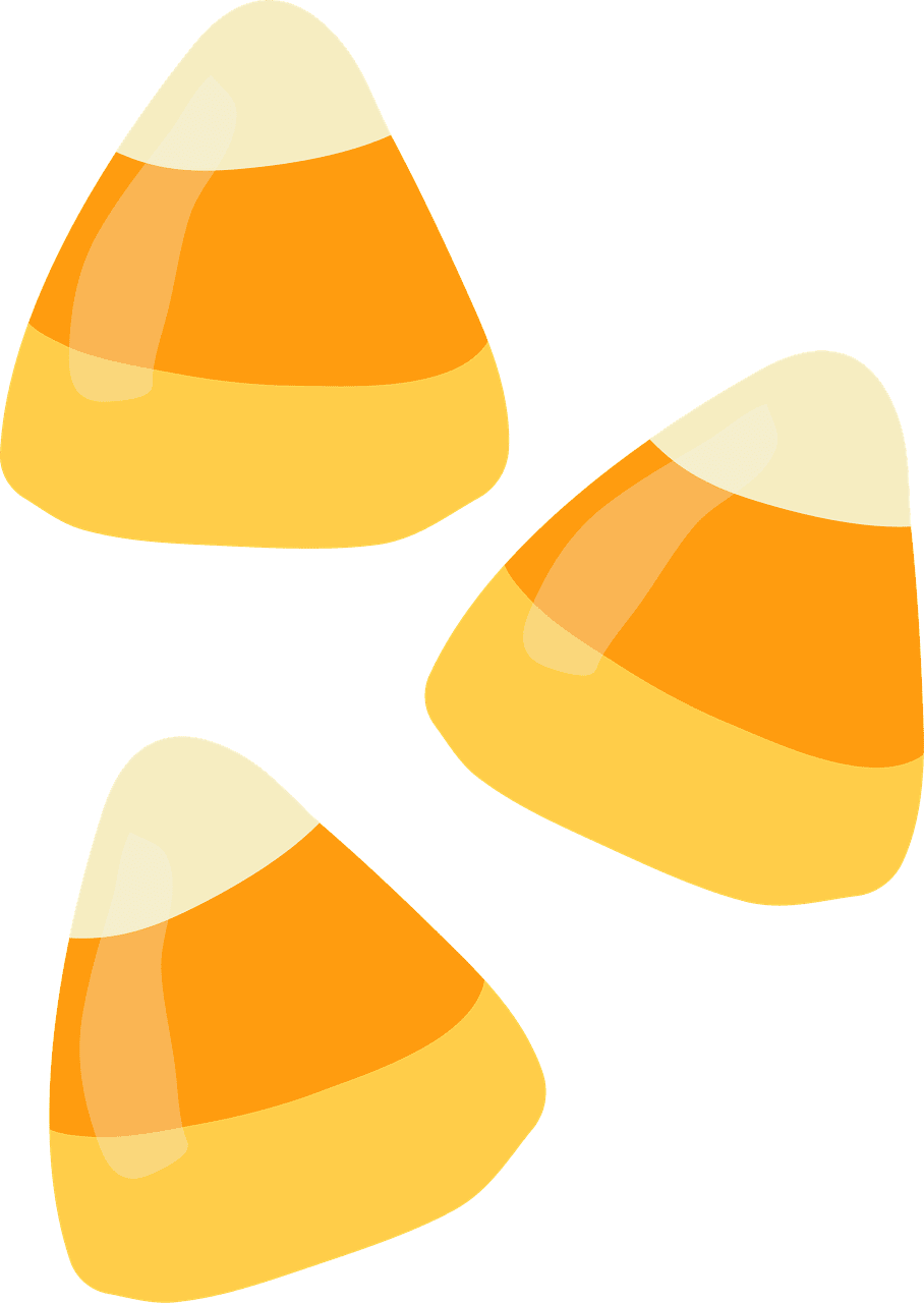 Candy corn vector halloween image clipart