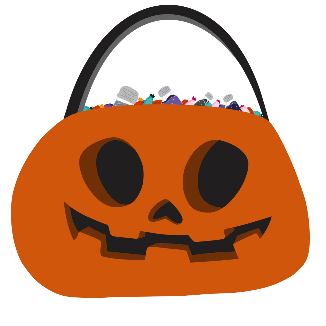 Halloween candy how to enjoy as college student muleskinner clipart image