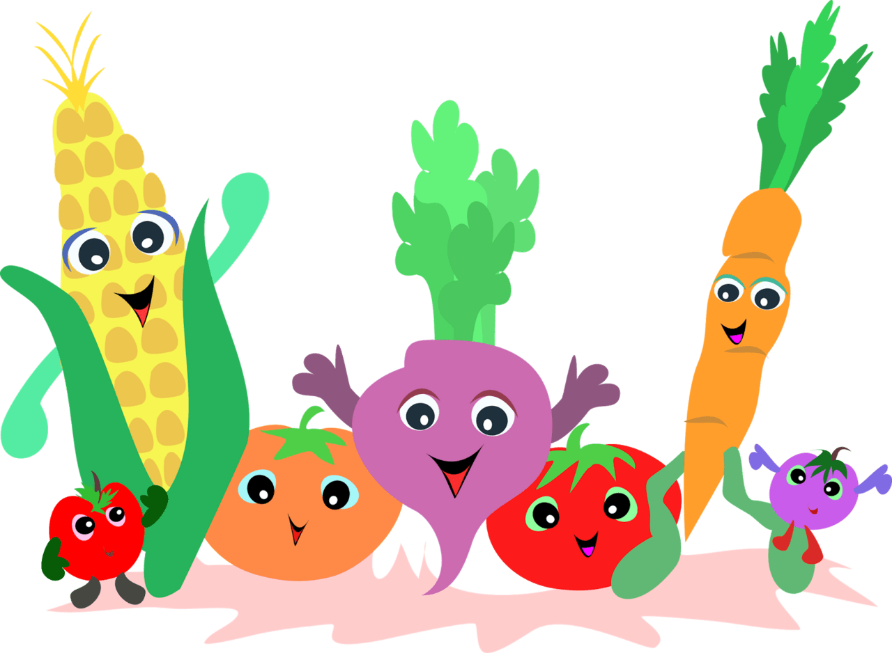Healthy food clipart background