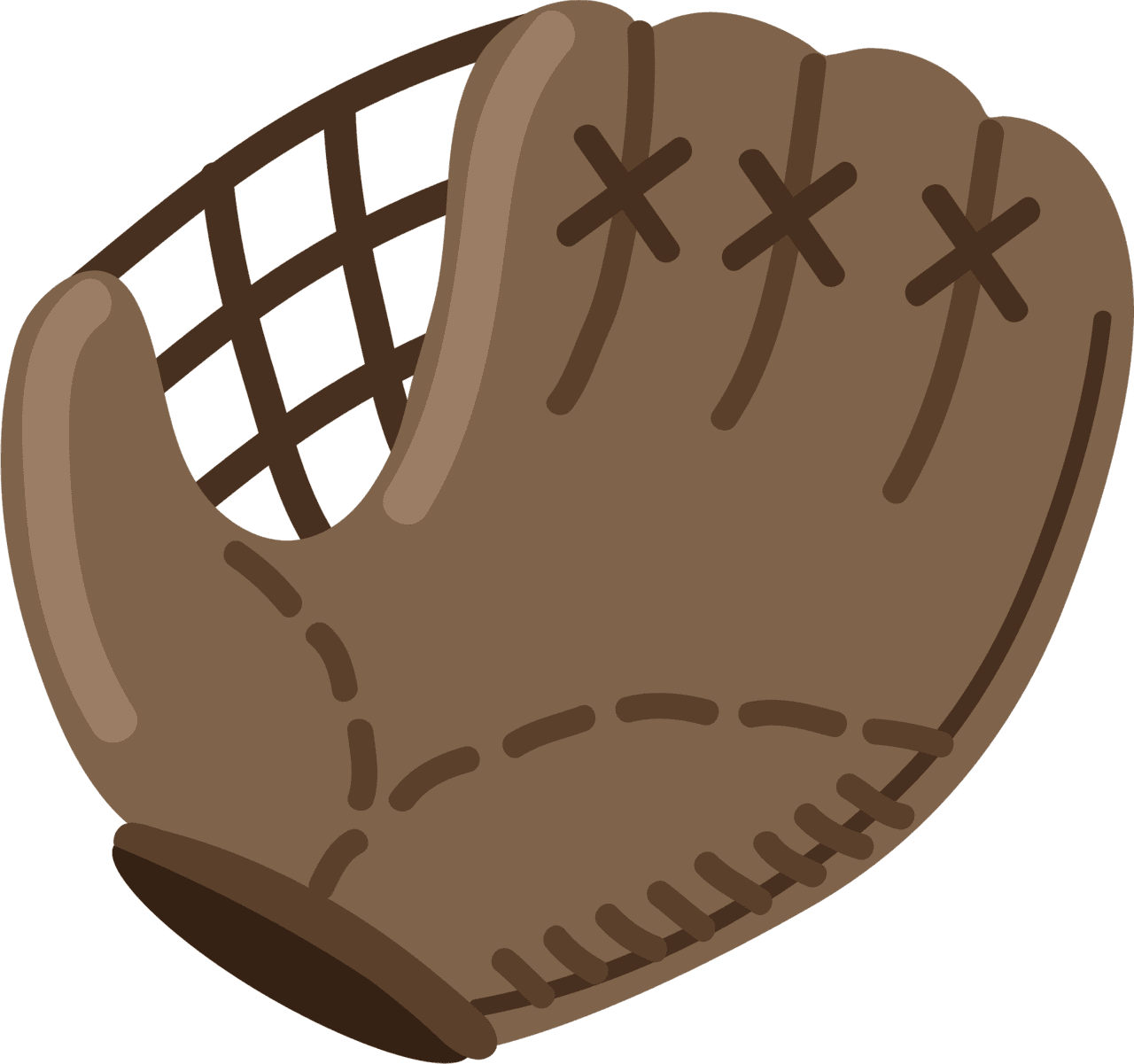 Baseball glove vector clipart images 3