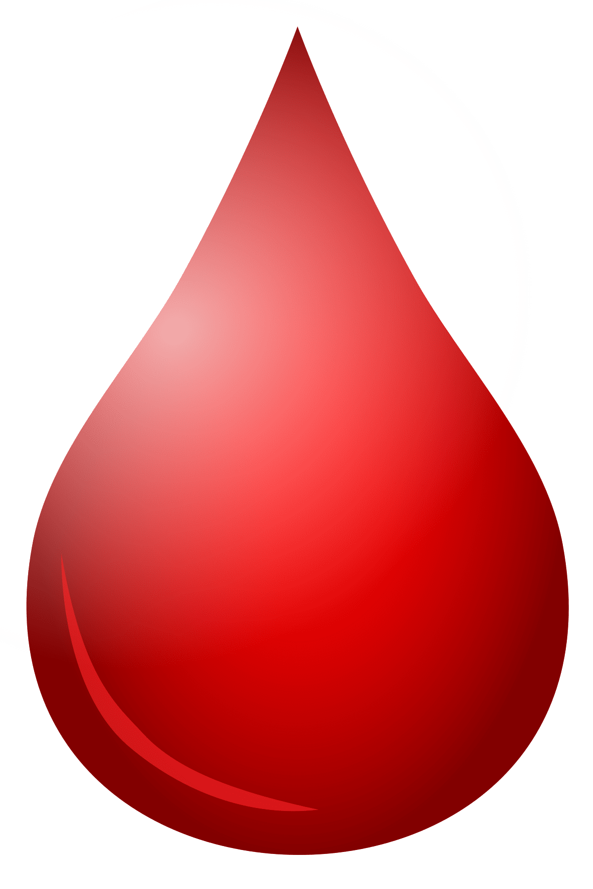 Blood red drop clipart free