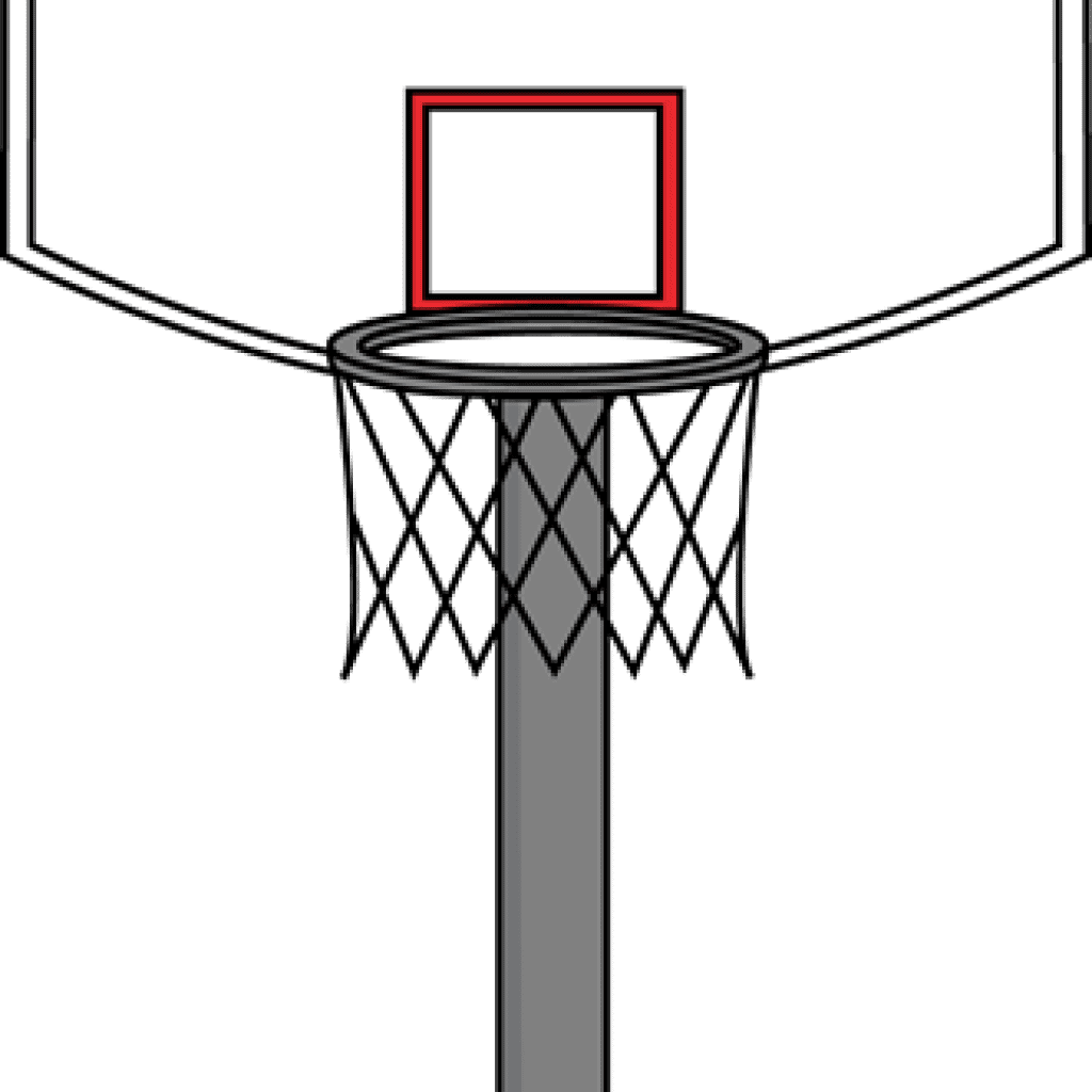 Basketball goal vector sport graphics art image clipart
