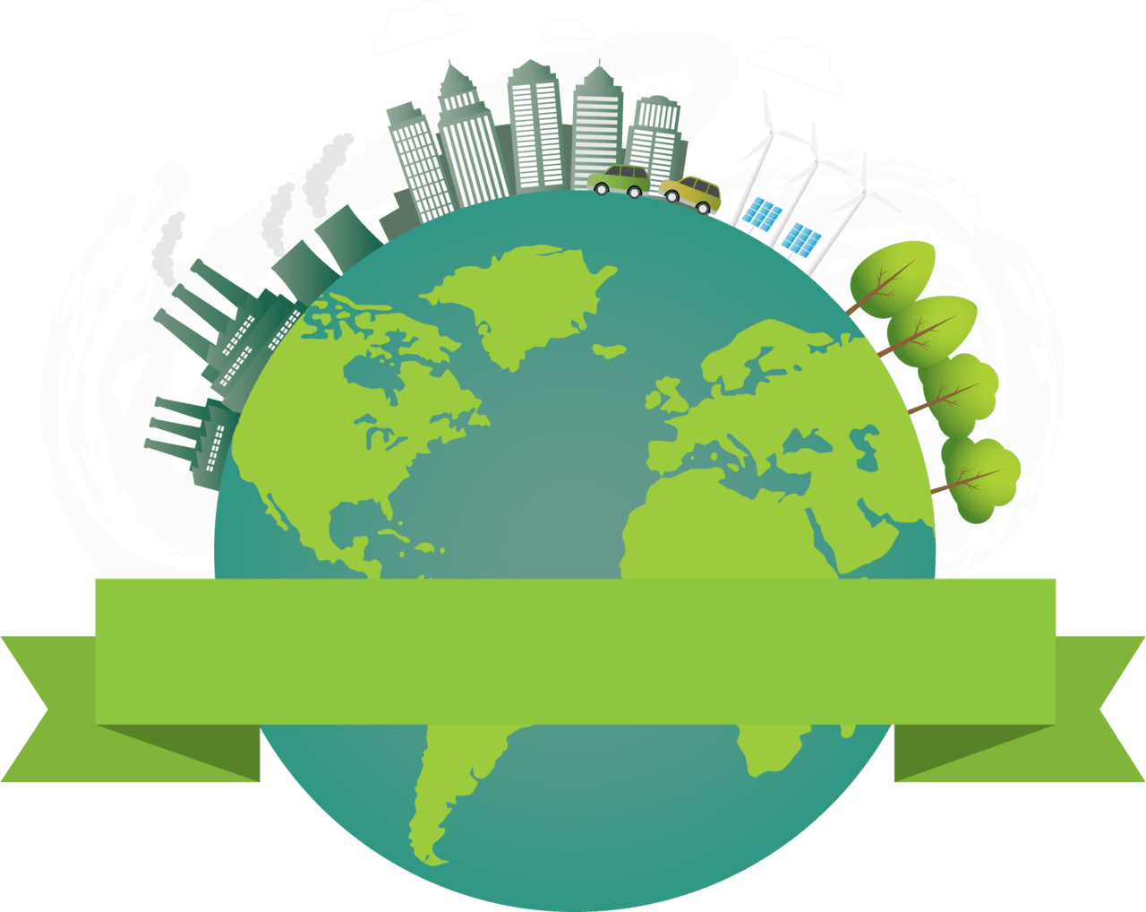Earth day vector nature theme eco friendly design image clipart