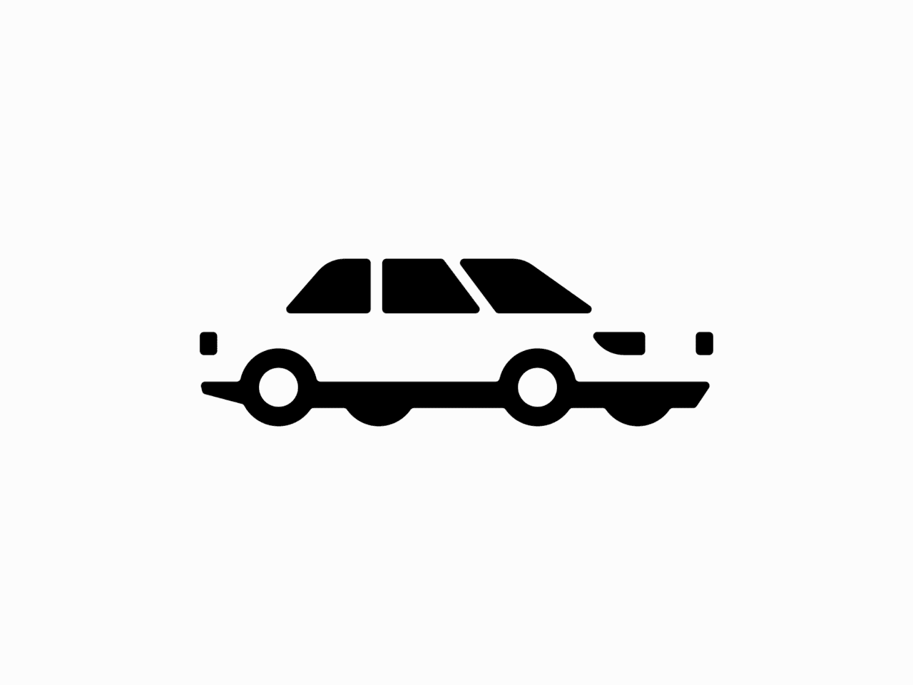 Black and white of cars car logo by lucian radu clipart