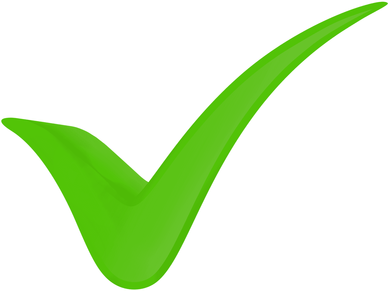 Check mark green clipart high quality images and