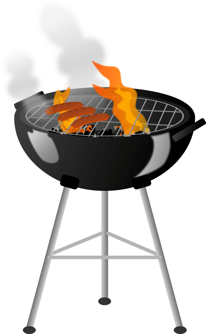 Grill grilling grilled food vector graphic clipart