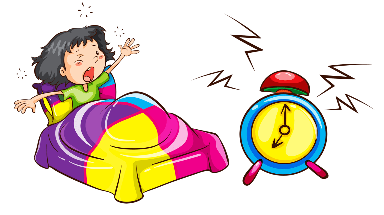 Alarm clock clipart background