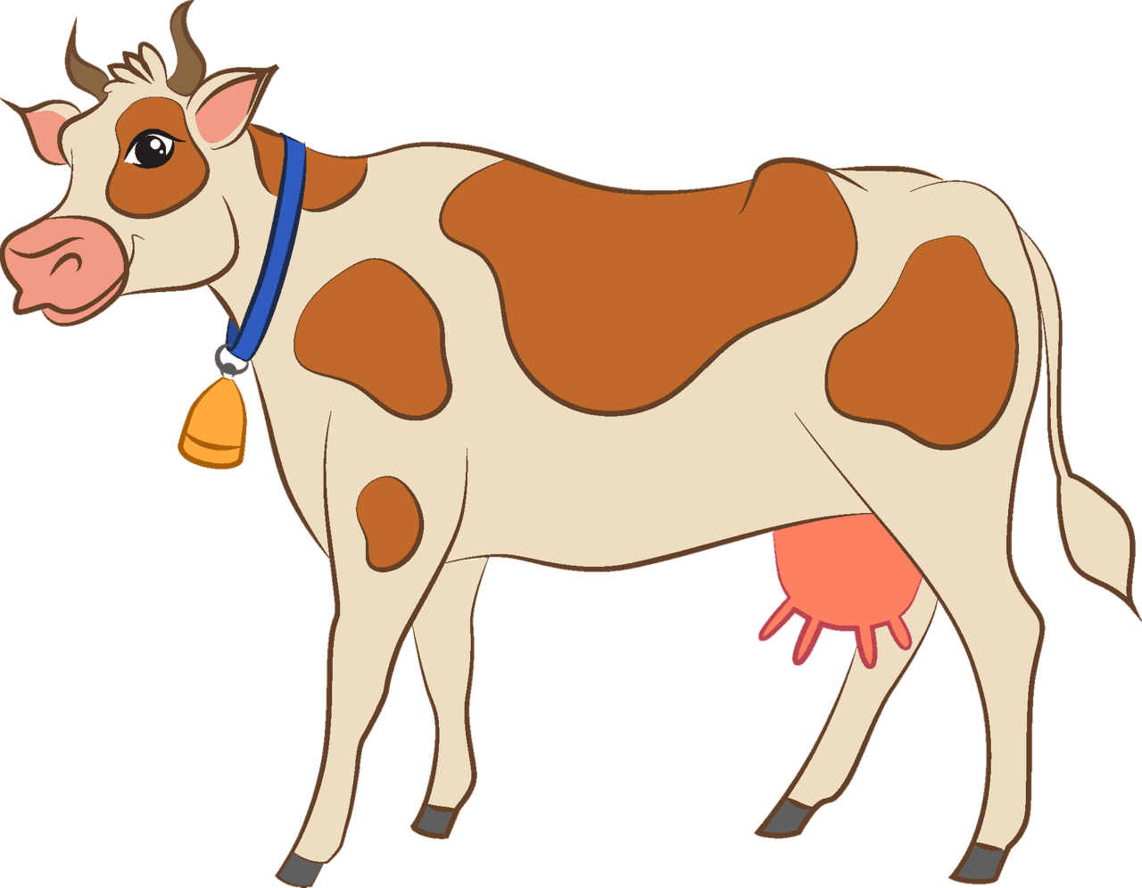 Cattle cow vector clipart images 2