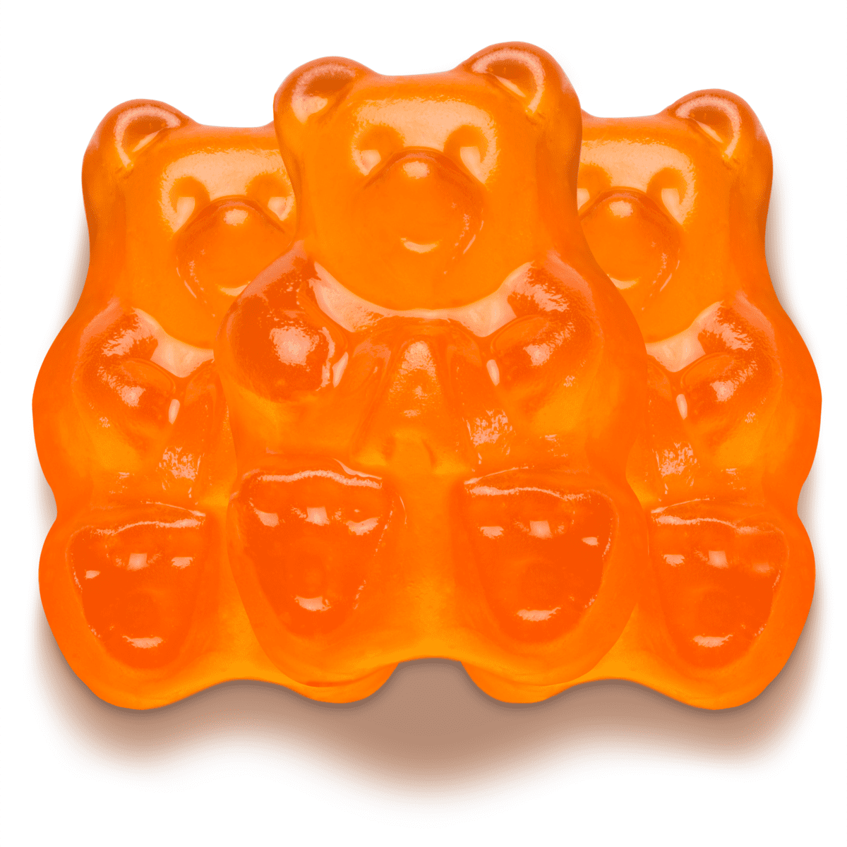 Orange gummy bear bulk flavored gummies clipart picture