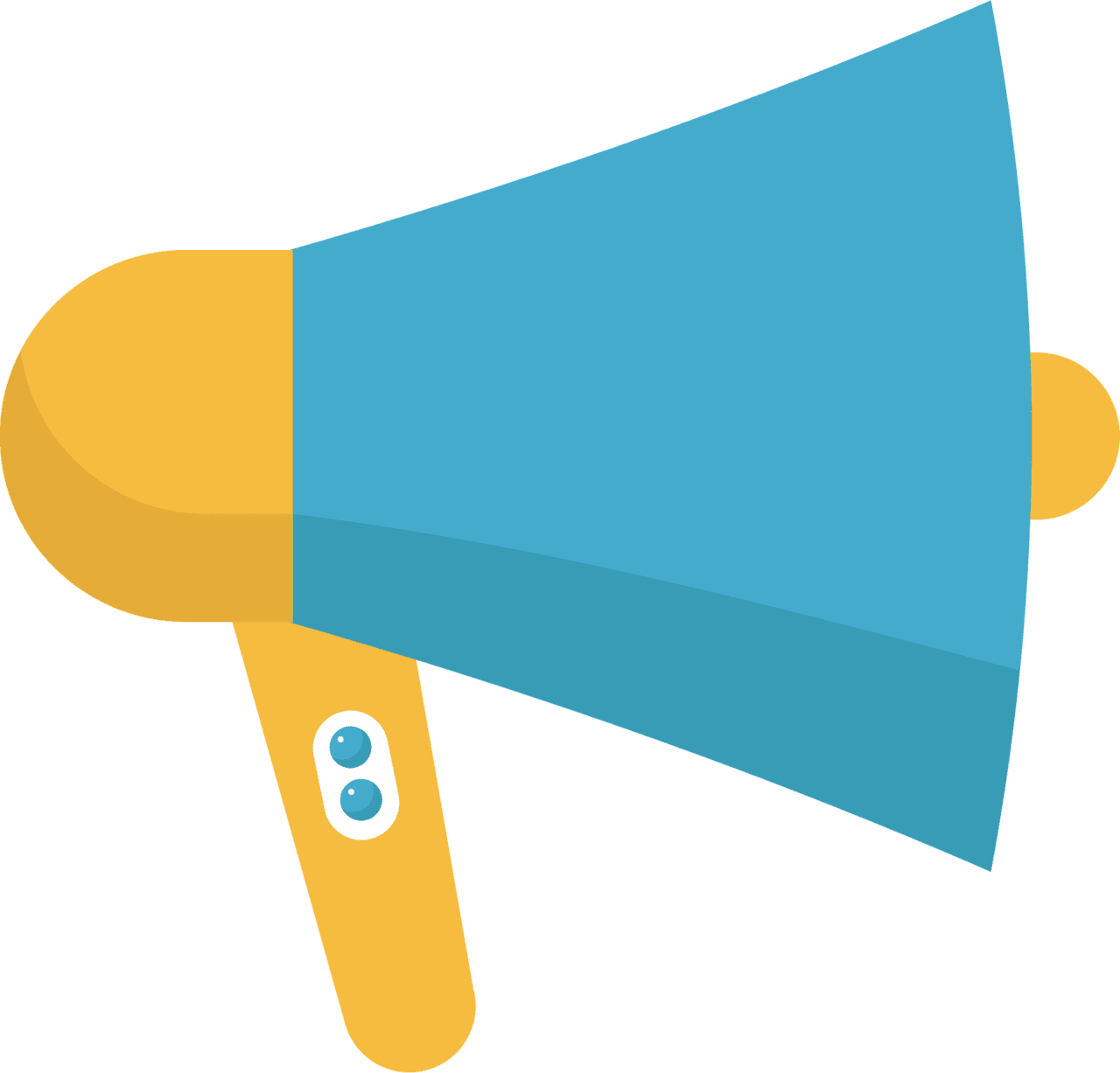 Cheer megaphone vector clipart images 16