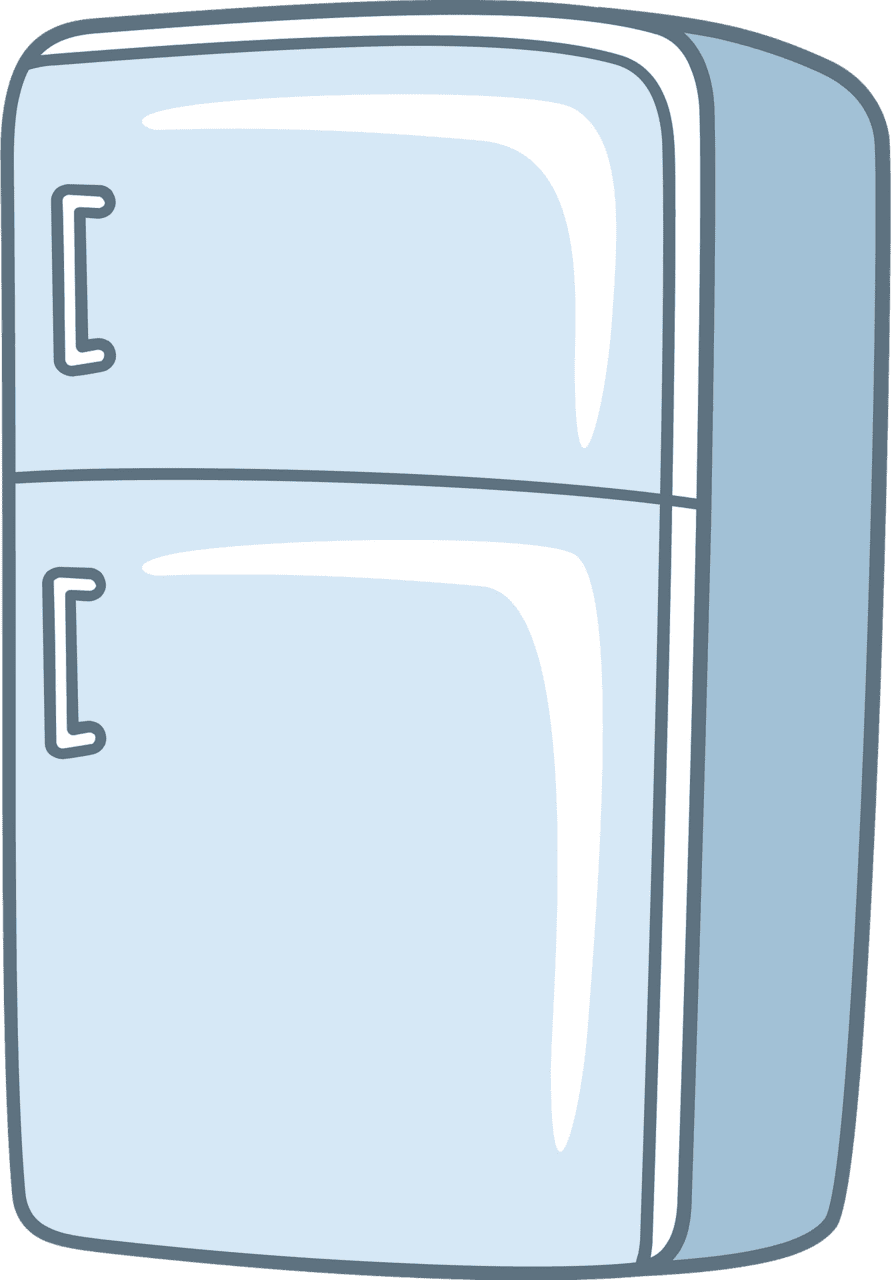 Fridge refrigerator vector clipart images 3