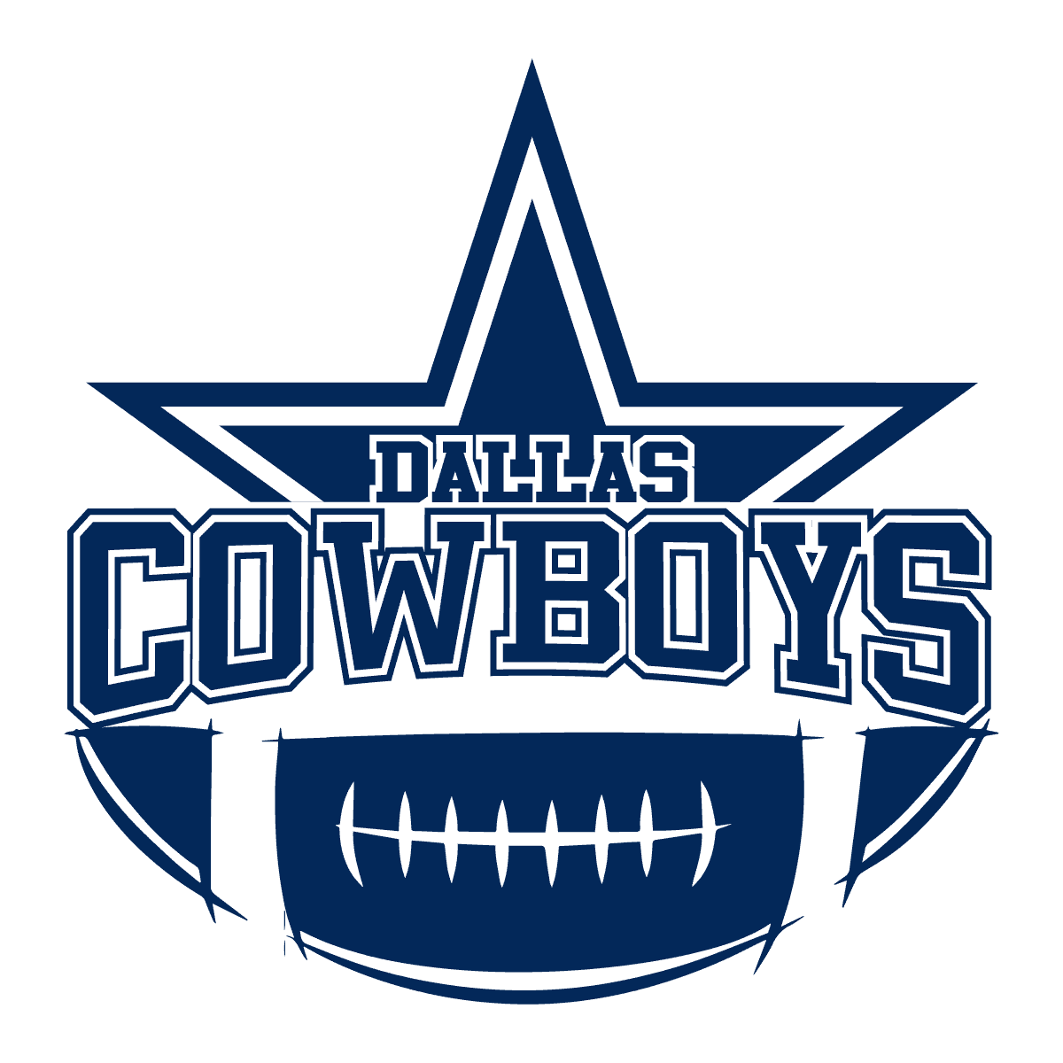 Dallas cowboys football digital untitled clipart logo