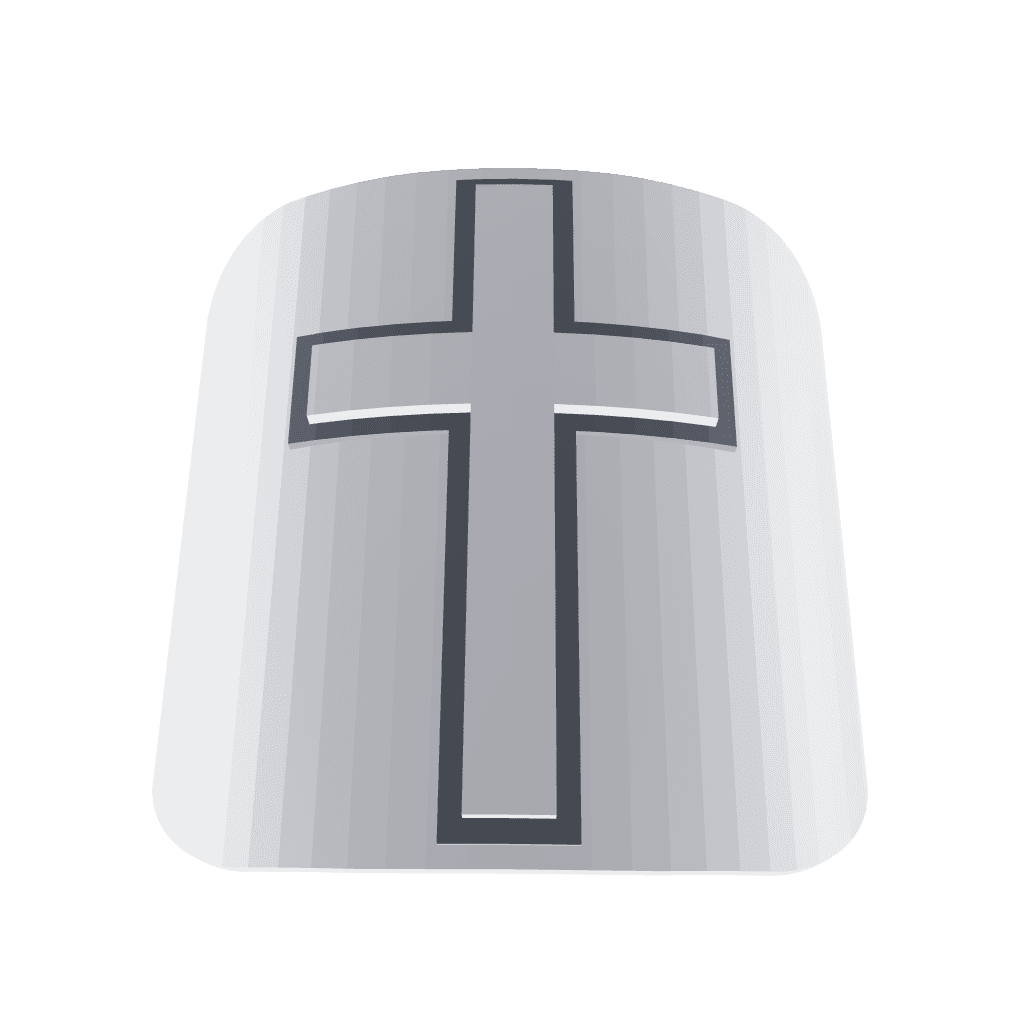 Cross black and white varsity pads clipart vector