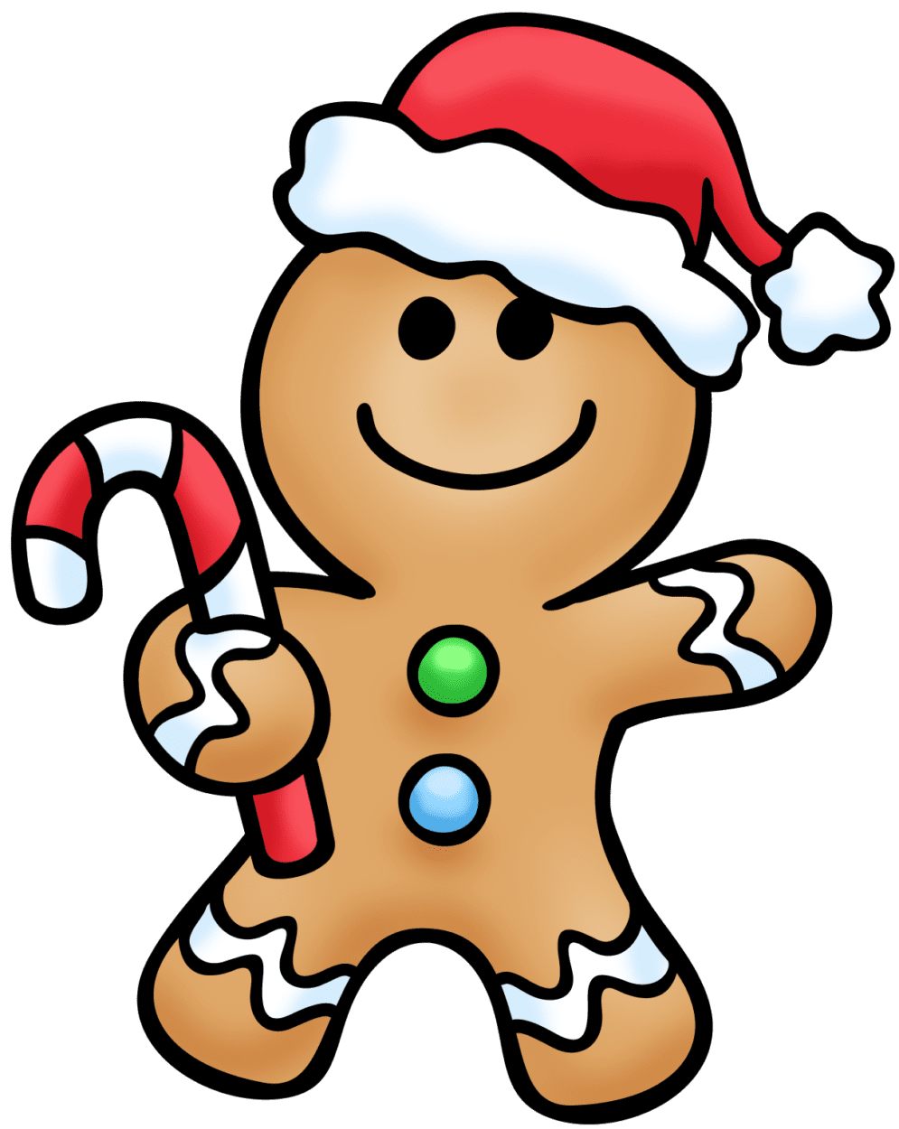 Xmas cookie the cutest gingerbread clipart christmas images