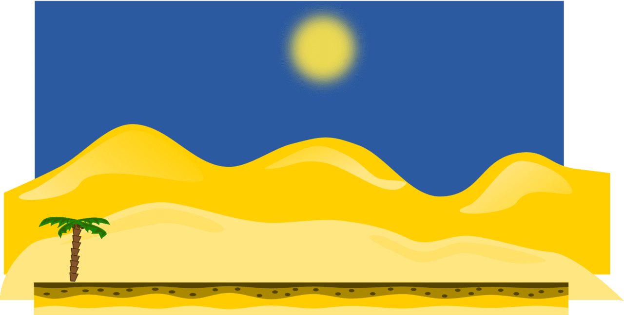 Desert background clipart