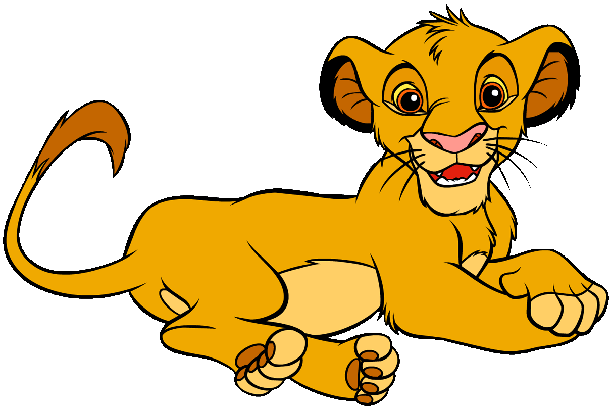 Cartoon simba face clipart logo