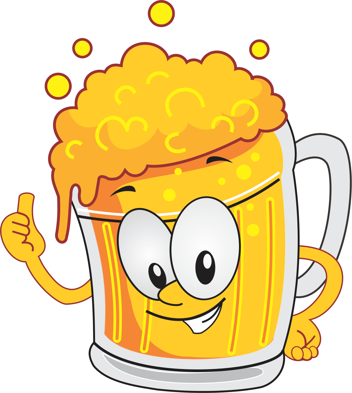 Beer mug animated glass clipart image